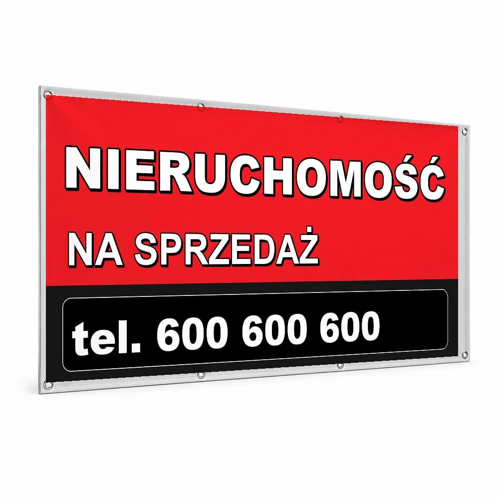 Baner reklamowy – Nieruchomość