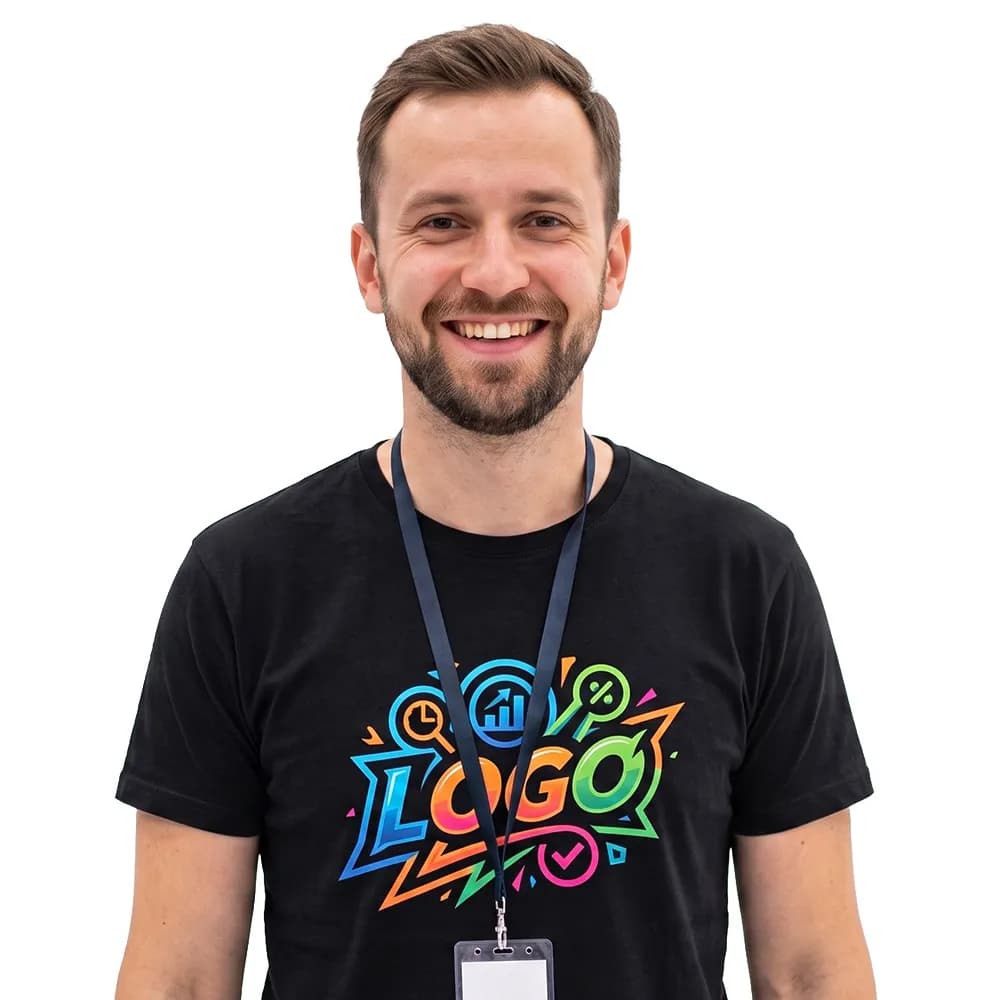 T-shirt męski JHK TSRA 150 z nadrukiem