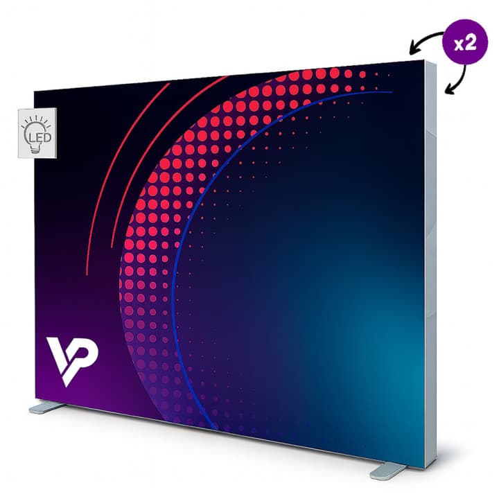 STAND LED BOX+ 200x230cm